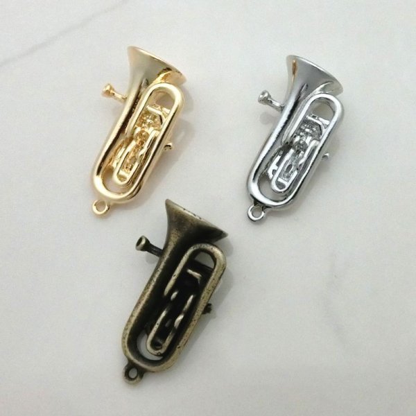 画像2: 楽器チャーム ユーフォニアム ◇ゆうパケット発送可 (2)