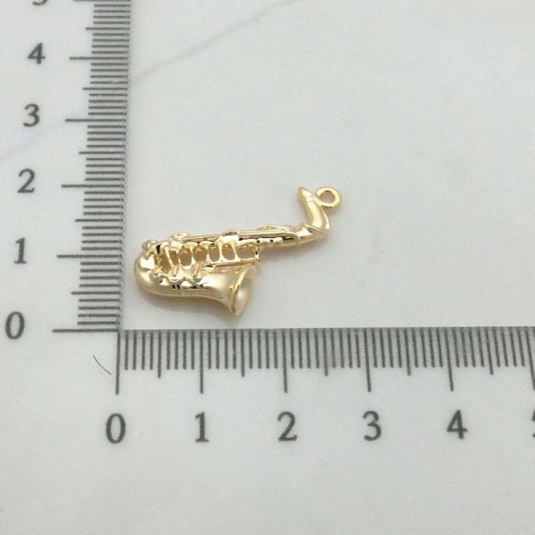 画像3: 楽器チャーム サックス ◇ゆうパケット発送可 (3)