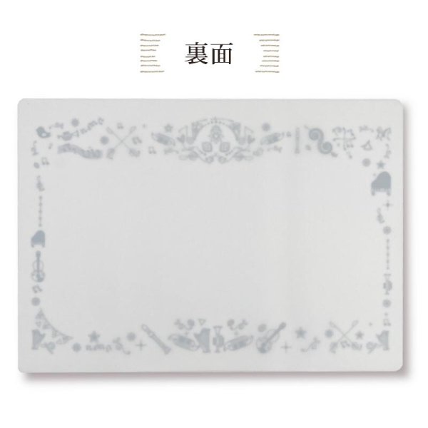 画像2: シリコンデスクマット　モノクロームサウンド　◇ゆうパケット発送可 (2)