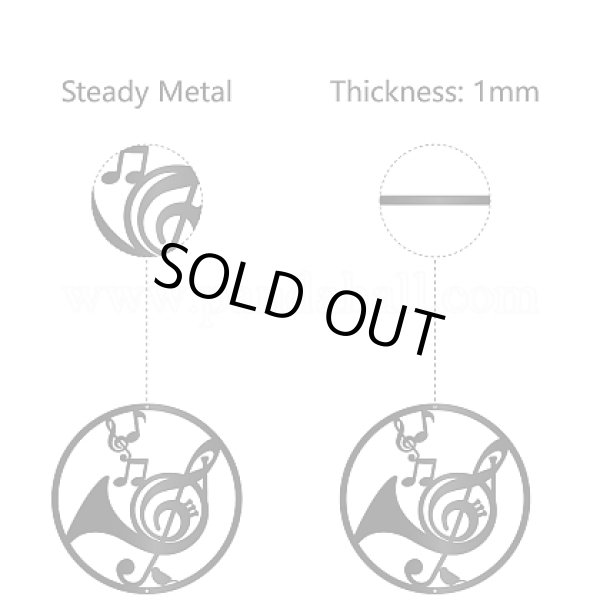 画像3: 壁飾り　音楽　ホルン (3)