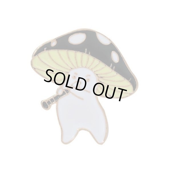 画像1: 輸入ブローチ　キノコ　クラリネット　◇ゆうパケット発送可 (1)
