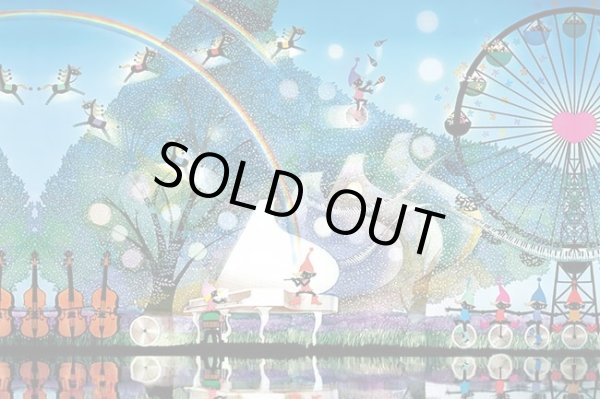 画像1: ジグソーパズル　風の中の白いピアノ　藤城清治　1000ピース　※在庫限り　※ご購入1個につき360ポイント付与(会員登録要) (1)