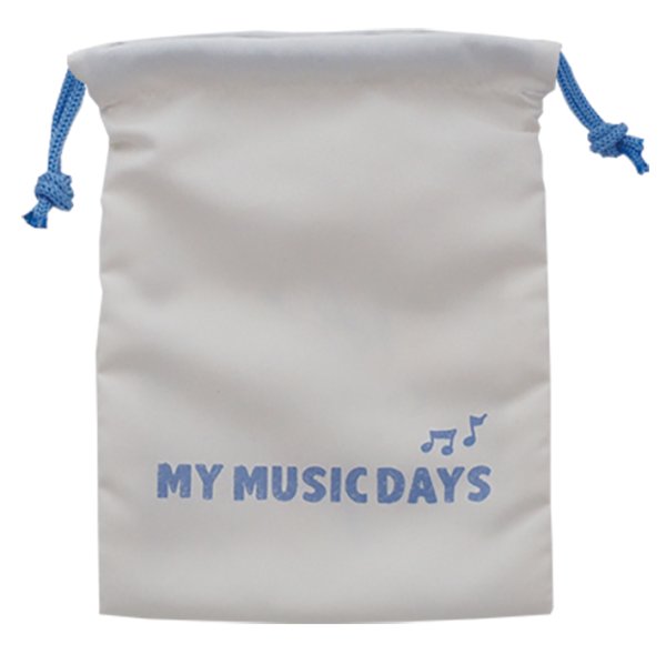画像2: 巾着　MY MUSIC DAYS　◇ゆうパケット発送可 (2)