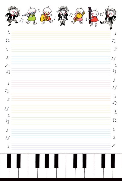 画像3: Quuオーケストラ　はがき箋　◇ゆうパケット発送可 (3)