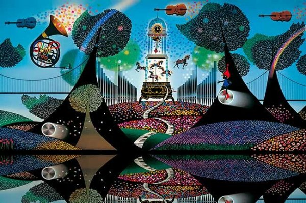 画像1: ジグソーパズル　花園のシンフォニー　藤城清治　1000ピース (1)