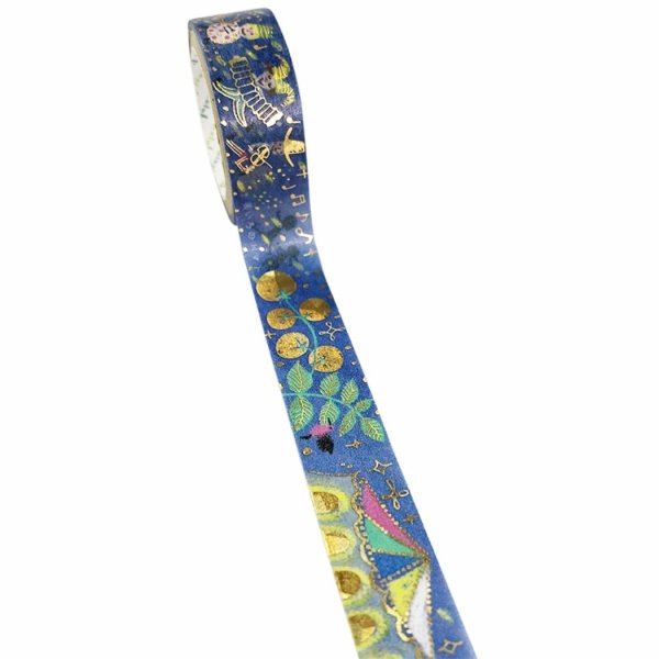 画像2: 宮沢賢治幻燈館　きらぴかマスキングテープ　15mm　黄いろのトマト　◇ゆうパケット発送可 (2)