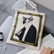 画像2: SomeMusicDesign　クラシックキャットトートバッグ　クラリネット (2)
