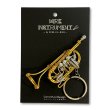 画像1: SomeMusicDesign　楽器ワイヤーキーホルダー　ロータリートランペット (1)