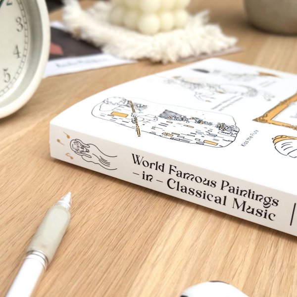 画像3: SomeMusicDesign A4楽譜フォルダ 名画とクラシック音楽 30ポケット (3)