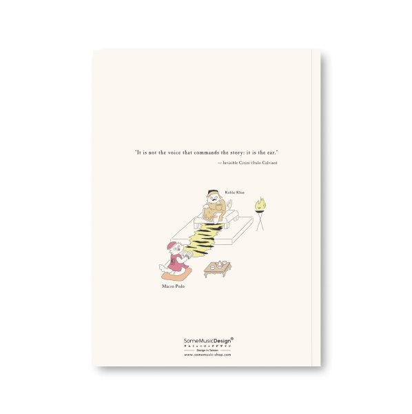 画像3: SomeMusicDesign　横罫線ノート　音楽都市　64ページ　◇ゆうパケット発送可 (3)