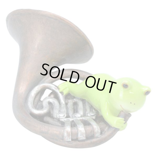 画像1: カエル楽団　ホルン (1)