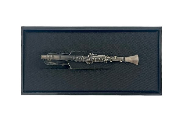 画像1: ネクタイピン　クラリネット (1)