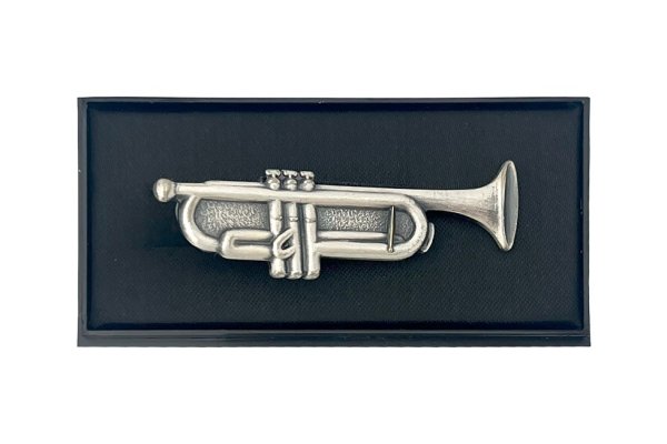 画像1: ネクタイピン　トランペット (1)
