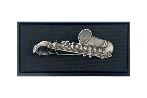 画像1: ネクタイピン　サックス (1)