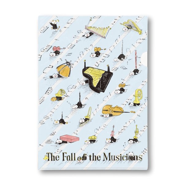 画像1: SomeMusicDesign　クリアファイル　おちこんだ音楽家　◇ゆうパケット発送可 (1)