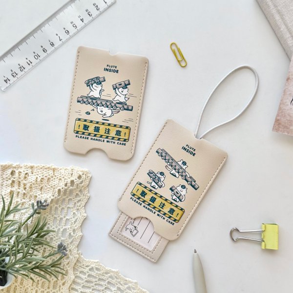 画像3: SomeMusicDesign　音楽ラゲッジタグ　フルート　◇ゆうパケット発送可 (3)