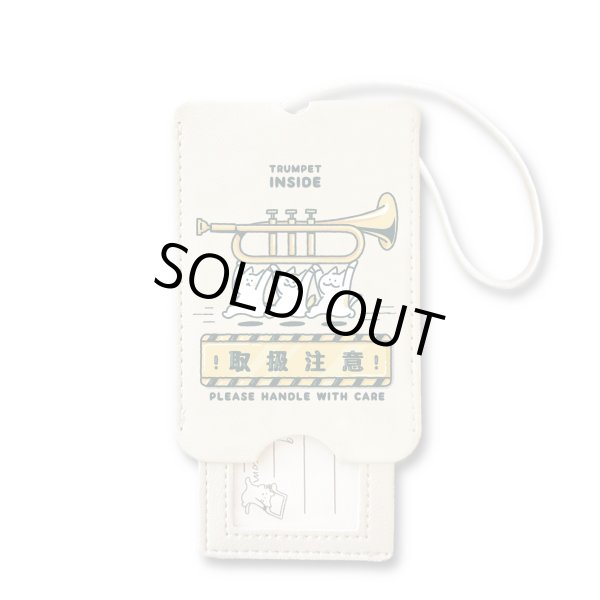 画像1: SomeMusicDesign　音楽ラゲッジタグ　トランペット　◇ゆうパケット発送可 (1)