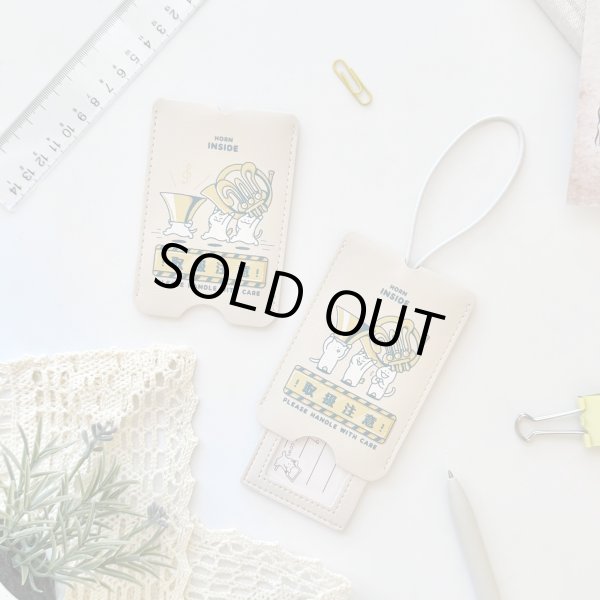 画像3: SomeMusicDesign　音楽ラゲッジタグ　ホルン　◇ゆうパケット発送可 (3)