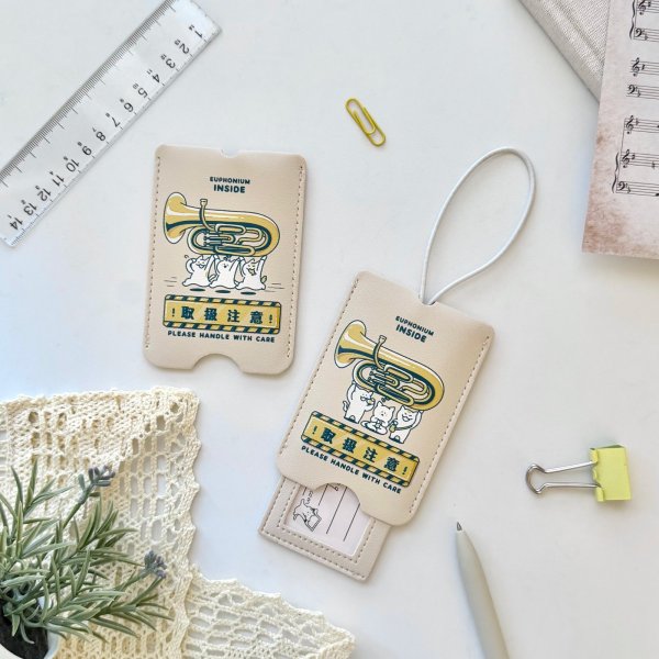 画像3: SomeMusicDesign　音楽ラゲッジタグ　ユーフォニアム　◇ゆうパケット発送可 (3)
